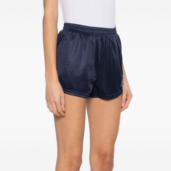 SPORTY & RICH Navy Prince Edition Shorts - Picture 6 of 6